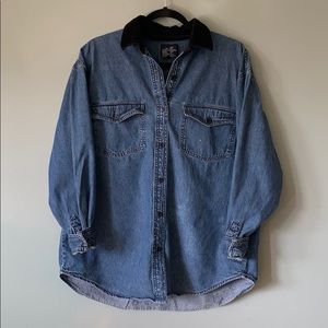 🌈 3/12 Vintage Denim Button-Down